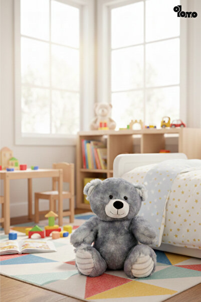 Olomo 23 cm Oturan Ayı Yumuşacık Teddy Bear Sevimli ve Uyku Arkadaşı Bebek ve...