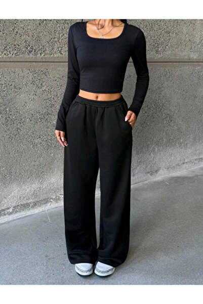 BERYY MODA Μαύρο προϊόν Fırsat Product, Αθλητικά ρούχα μεγάλου μεγέθους, Ποιο...