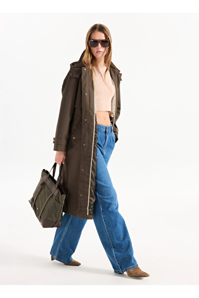 Mustang Haki Kadın Kaban M5WL-MNT1046