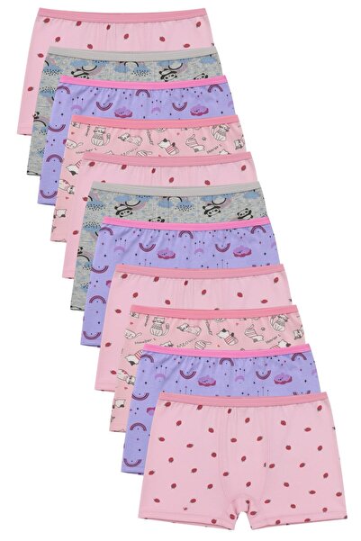 EXMOOR Συσκευασία με ελαστικό ύφασμα μπόξερ με σχέδια για κορίτσια