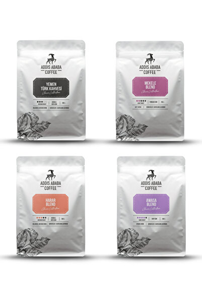 Addis Ababa Coffee 4'lü Kahve Tanışma Paketi