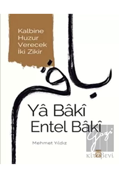 Timaş Yayınları Ya Baki Entel Baki