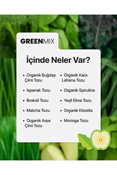 NUSTİL Green Mix Sebzeli Toz Karışım 100g