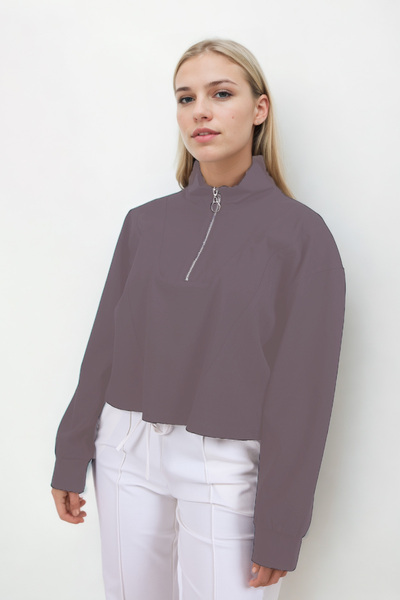 Vitrin Μπλούζα Modal με φερμουάρ μπροστά