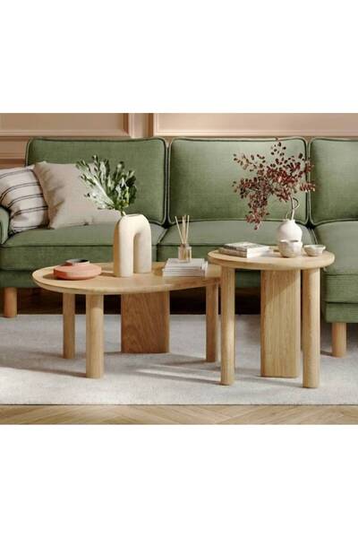 Normod Mandel İkili Orta Sehpa Takımı Small