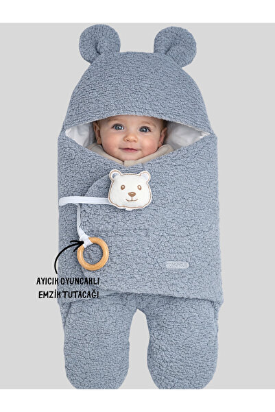 Tomuycuk كيس نوم للأطفال من Welsoft بأقدام قطيفة - معطف شتوي، بطانية قماط خار...