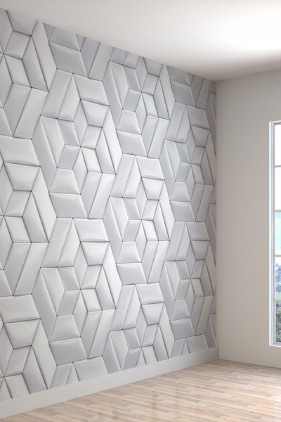 dreamwall 3 Boyutlu Geometrik Şekil Desenli Silinebilir Tekstil Duvar Kağıdı