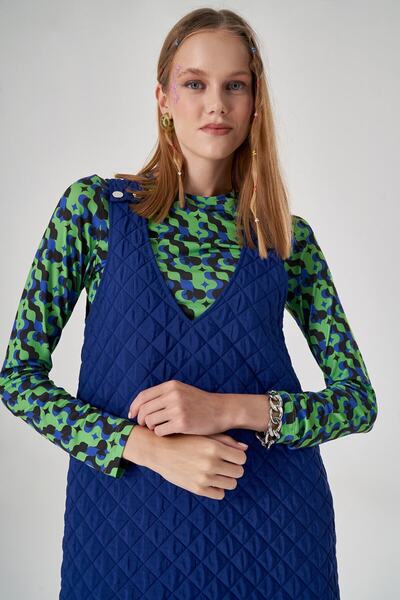 Mizalle Kapitone Saks Jile Elbise