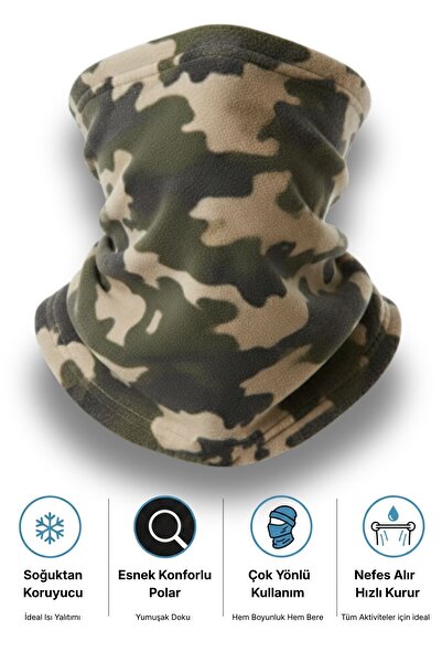 SINGLE SWORD Unisex Winter Fleece Neck Gaiter & Beanie |   Multi-Purpose Cold...