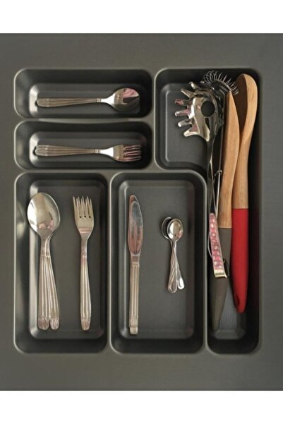cinarhome34 37X49 Cm. Anthracite Drawer Cutlery Holder, 1St Quality - Product...