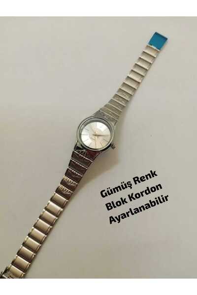 Brality CASOİ ساعة يد نسائية بتصميم عتيق - تصميم دائري صغير - حزام فولاذي بلو...