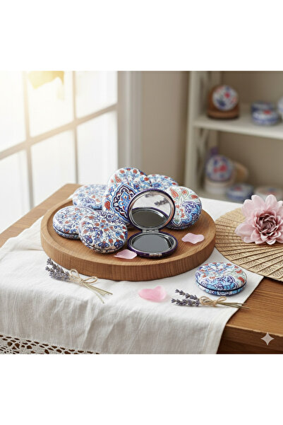 Şirin 1 oglindă de buzunar cu model pe două fețe