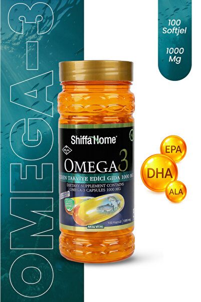 Aksu Vital Shiffa Home Omega 3 1000 Mg X 100 Soft Jel