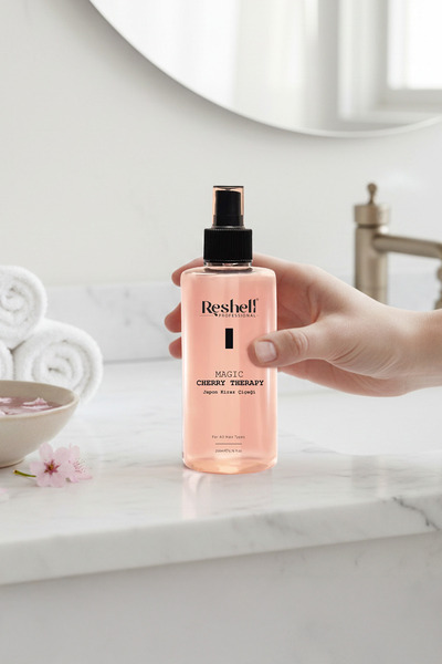 Reshell Japon Kiraz Çiçeği Ginseng İçerikli Canlılık ve Hacim Veren Keratin Saç Bakım Spreyi 200 ML
