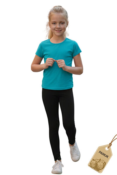 TWOO KİDS Летен удобен дълъг клин от ликра за момиче