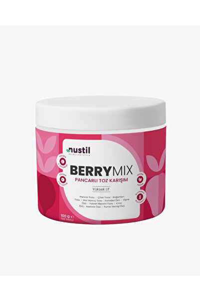 NUSTİL Berry Mix Orman Meyveli Toz Karışım 100g