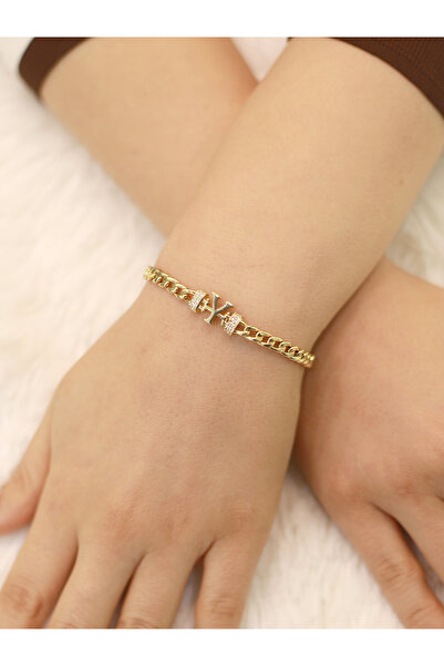 Zeynepli gold & jewelry Y Harfi Gurmet Bileklik