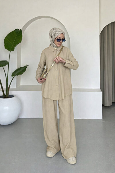 comstar Women's Tunic Shirt Loose Wide Leg Palazzo Pants Hijab Suit