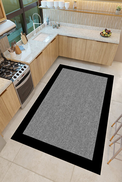 THEMODERNHANE Dijital Baskılı Makinede Yıkanabilir Antialerjik Kaymaz Leke Tu...