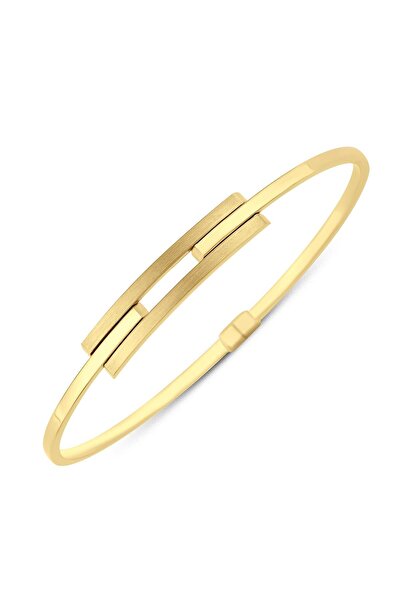 Yenigün Kuyumculuk 3.10 gr Kaburga İki Sıra Altın Kelepçe Bilezik