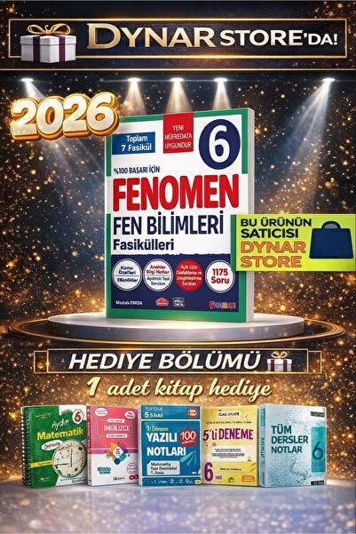 Fenomen Yayıncılık FENOMEN 6.SINIF FEN BILIMLERI FASIKÜLLERI (TOPLAM 7 FASKÜL...