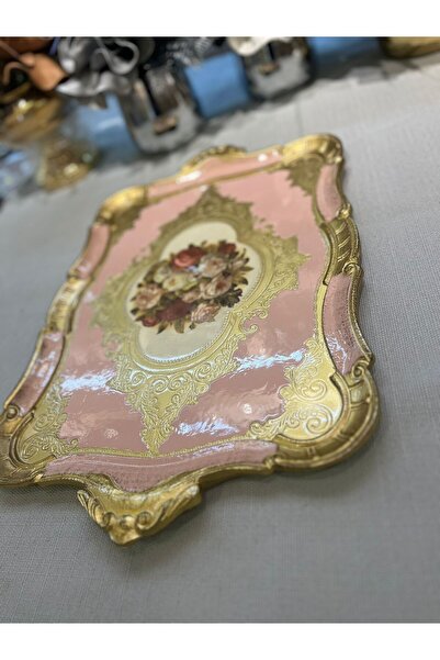 masi Esterhomedecor Original Italian Rosewood Tray for 6 People