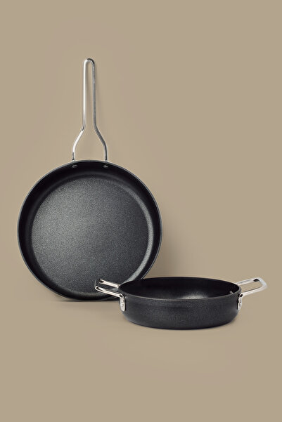 Gigilli Fin Diamond Tava Sahan Seti Siyah