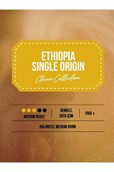Addis Ababa Coffee Etiyopya Single Origin 1000 Gr.