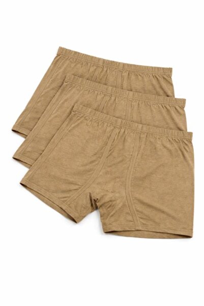 SINGLE SWORD Bedelli Asker Underwear – 3-Piece Durable Military Boxer Don Khaki