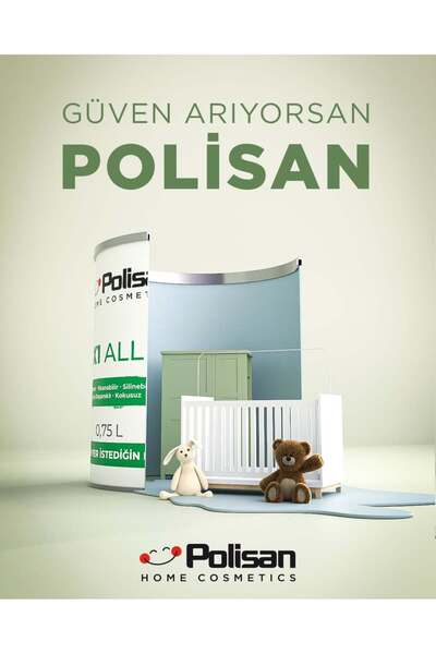 Polisan POLİSAN X1 ALL  Yeni Nesil Dönüşüm Boyası Beyaz - Dolap-fayans-cam-plastik-ahşap-duvar