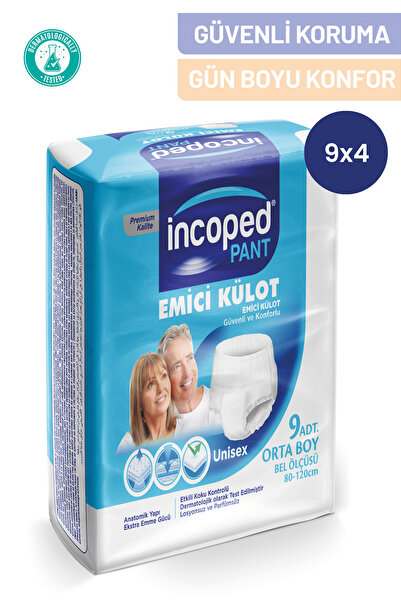 İncoped Premium Emici Külot Hasta Bezi - Yüksek Emicili Hasta ve Yetişkin Bez...
