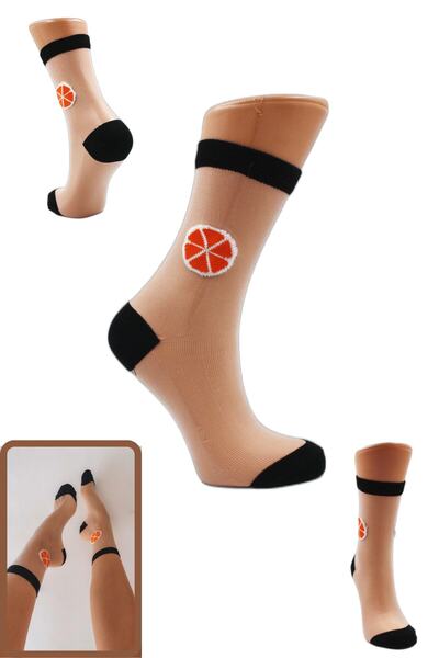 KARDEŞLER ÇORAP Γυναικείες κάλτσες από τούλι με σχέδια