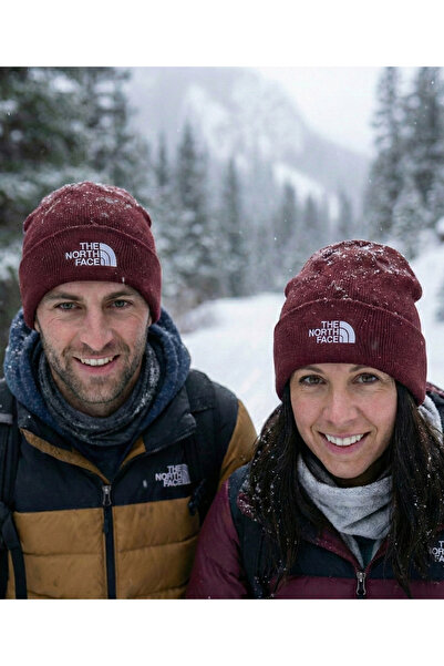 THE NORTH FACE Тепла м'яка тканинна шапка, що захищає від холоду