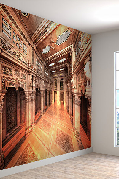 dreamwall Saray Desenli Isı Ve Ses Yalıtımlı Sağlıklı Tekstil Duvar Kağıdı