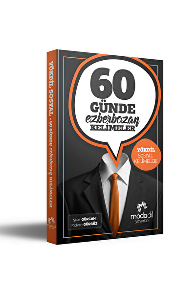 Modadil Yayınları Modadil 60 Günde Ezberbozan YÖKDİL Sosyal Kelimeleri