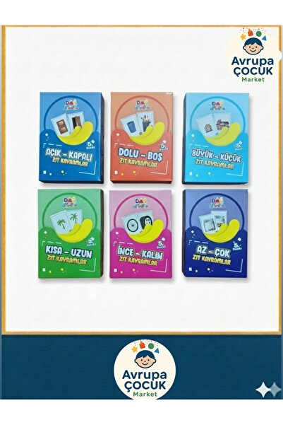 Dağ Yayıncılık Zıt kavramlar 6 kutu