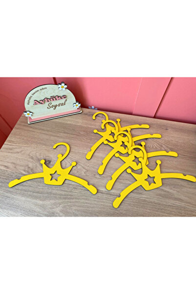 WoodenZoo شماعة خشبية للأطفال والرضع بتصميم نجمة من الخشب المضغوط، شماعة ملاب...