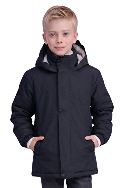 freemen Boy's Fur Lined K Hooded Comfortable Fit Water and Windproof Winter Coat