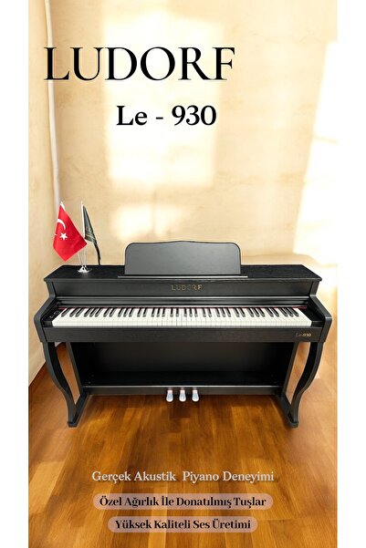 Ludorf Le-930 Piyano 88 Tuşlu Çekiç Aksiyona Sahip Üst Düzey Tuş Hassasiyeti