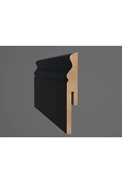 Emek Yapı Yalı Serisi Siyah B Model 10cm Pvc Süpürgelik 25mt 10 Adet