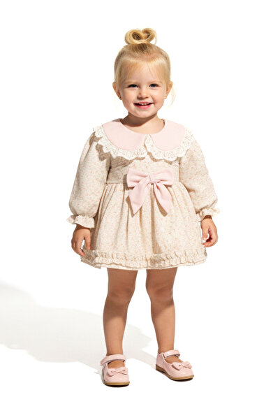 Baby Animals فستان للفتيات الصغيرات، فستان بناتي بياقة، مناسب لحفلات أعياد ال...