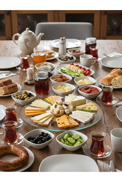 EVSTYLE 360 Degree Bamboo Base Glass Presentation Stand - Unbreakable 4 Milim...