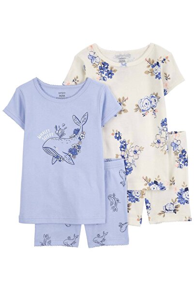 Carter's طقم بيجامات ملونة للفتيات الصغيرات - 1Q514910