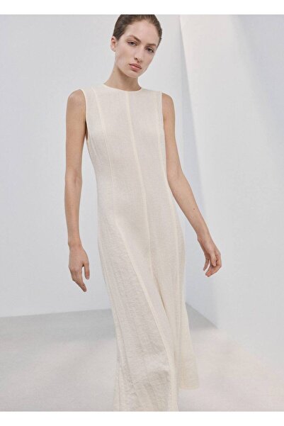 MANGO Woman Godeli evaze elbise