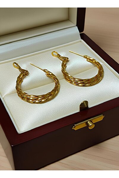 Bontexs أقراط دائرية من الفولاذ