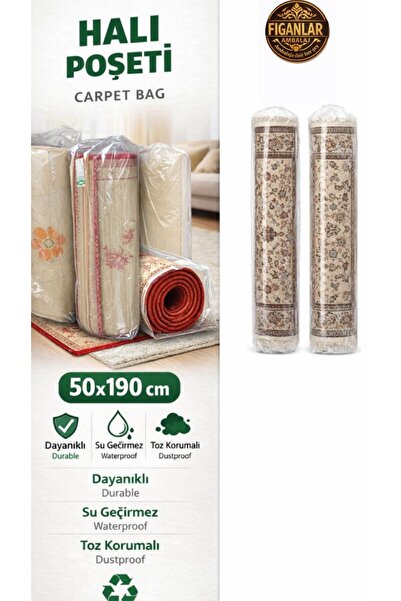 figanlar ambalaj 25 Adet 50cm190cm uzun Halı poşeti - Halı Kılıfı - bağlamalı...