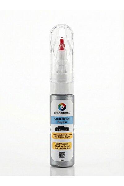 COLORGUARD Gümüş Gri Çelik Jant-Jant Kapağı İğneli ve Fırçalı 2 si 1 Arada Öz...