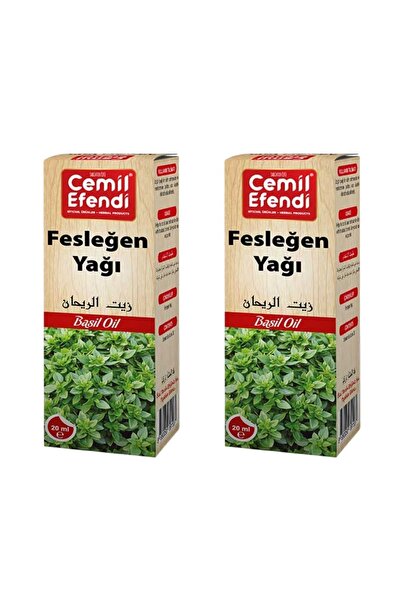 Cemilefendi Basil Oil 2 Pieces 20 ml
