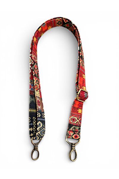 Nuggita Ρυθμιζόμενος ιμάντας τσάντας με εθνοτικό σχέδιο με εμπριμέ ύφασμα κατ...