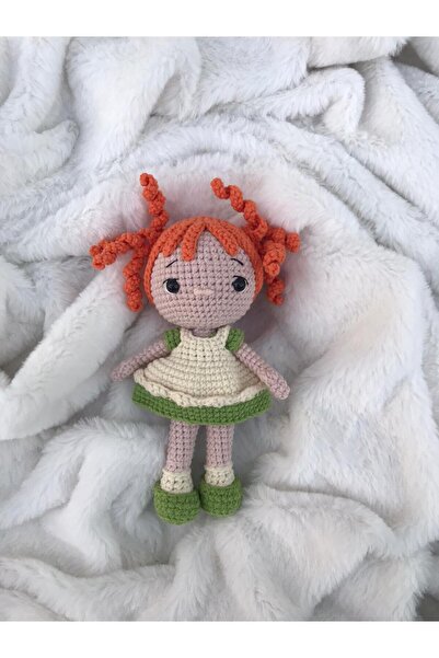 elara knits hand made Kız Bebek Amigurumi Oyuncak